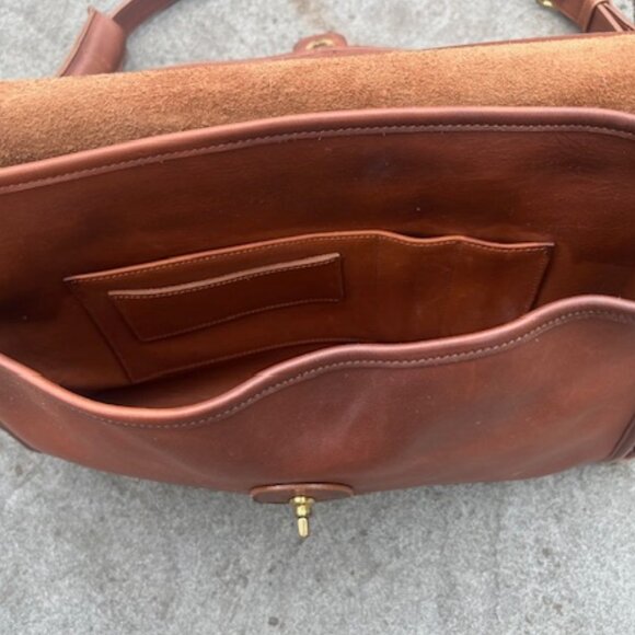 RARE Vintage Coach Beekman Briefcase 1990s - Made in Italy - Picture 5 of 12